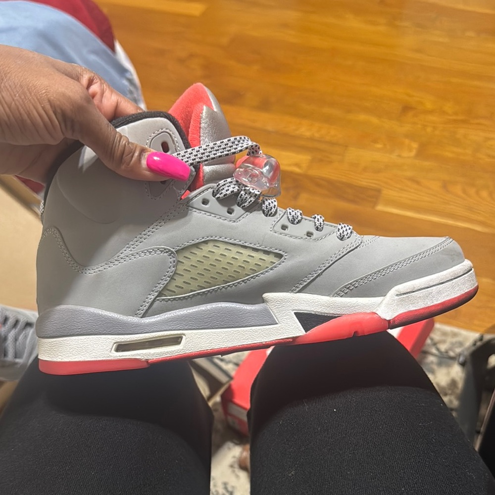 Jordan 5s Women's Gray Sneakers